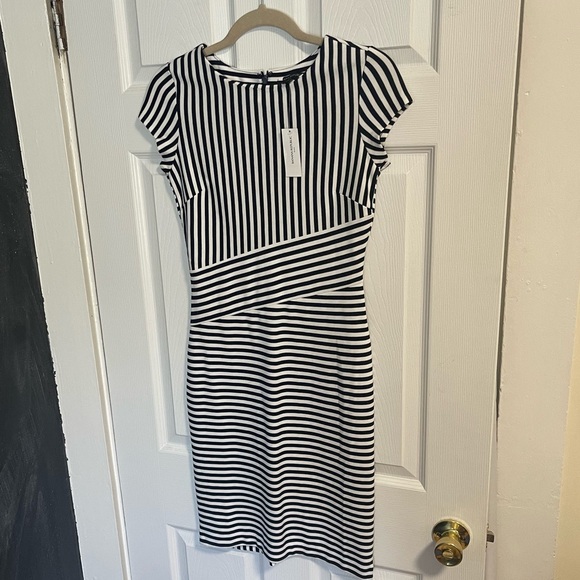 Banana Republic Dresses & Skirts - Banana Republic Navy and White Stripe Nautical Dress